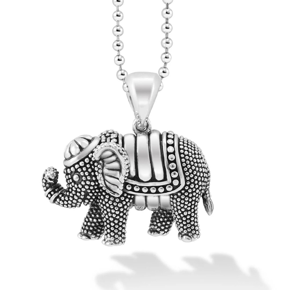 Lagos Rare Wonders Elephant Pendant Necklace